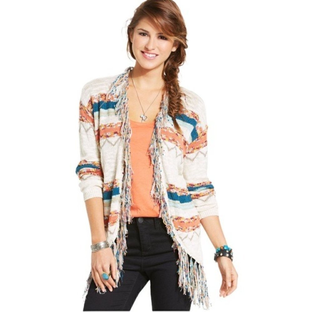 American Rag Fringe Cardigan XL